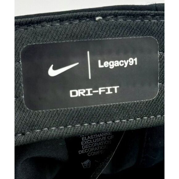 Nike Dri-Fit ROCO Rochester Coalition Black Hat Cap Hook & Loop Adjustable OSFM - Picture 5 of 6